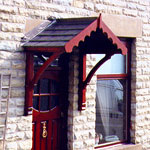 Hardwood Deluxe Door Canopy