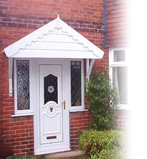 Supreme PVCu Door Canopy