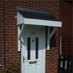 PVCu  Mono Door Canopy